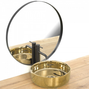 Lavoar ceramic pentru blat SAMI Gold - Img 3