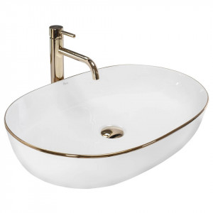 Lavoar de blat Rea CLEO White Gold Edge