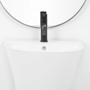 Lavoar de podea freestanding Rea Rita Slim Alb - Img 4