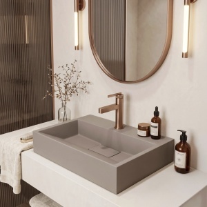 Lavoar din compozit Rea GOYA TAUPE 50CM