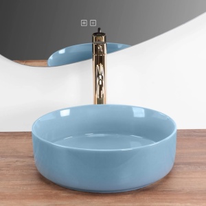Lavoar pe blat Rea SAMI L.BLUE SHINY - Img 5