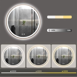 Oglindă LED 100cm MMJ BRUSH COPPER - Img 6