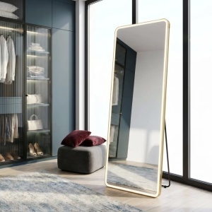 Oglindă LED Classico 60x170cm Brush Gold
