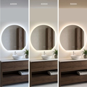 Oglindă LED dimensiuni: 70, 80, 90, 100 cm - Img 2