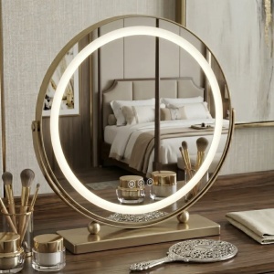 Oglindă LED MAKE-UP L.Gold 40 cm