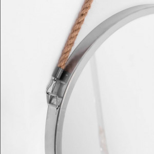 Oglinda rotunda 40CM silver KLMH-0410S-1 - Img 3