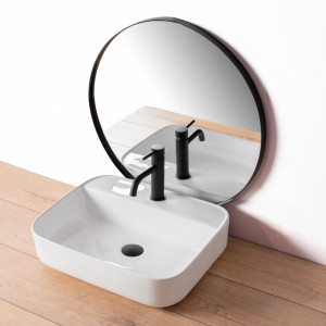 Rea Robinet pentru lavoar GUSTO ONE Black Mat scurt - Img 3