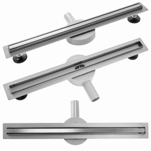 Rigolă de duș Rea Neo Slim Pro Nickel Brush INOX