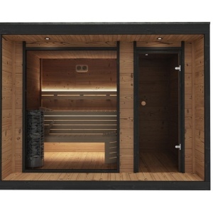 SAUNĂ DE GRĂDINĂ SELIN – 205×300 cm – 6 PERSOANE – 9kW
