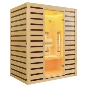 SAUNĂ DE INTERIOR INFRARED TROMSO3 – 153×110 cm – 3–4 PERSOANE – 230V - Img 4