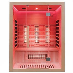 Sauna tip uscat cu infrarosu la temperaturi reduse pentru 3-4 persoane Alta 150 x 120 cm - Img 7