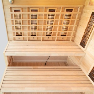 Sauna tip uscat cu infrarosu si terapie cromatica pentru 4 persoane EP4RS dreapta 180 x 160 cm - Img 9