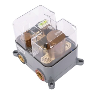 Set de duș incastrat Rea LUNGO COPPER BRUSH + BOX cu termostat - Img 5