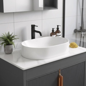 Set de mobilier de baie cu blat Modo 60cm Grey - Img 5