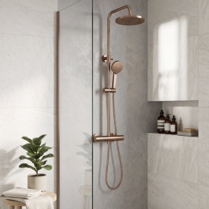 Set dus cu termostat Rea Parot Light Brush Copper - Img 4
