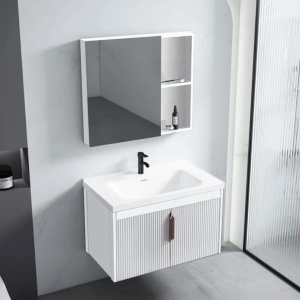 Set mobilier de baie cu lavoar Astor 60cm White