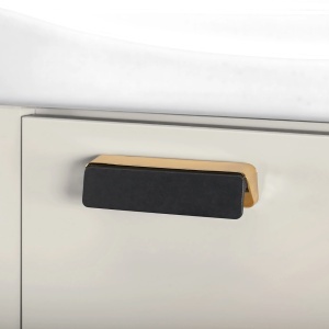 Set mobilier de baie cu lavoar Molly 40cm Beige - Img 3