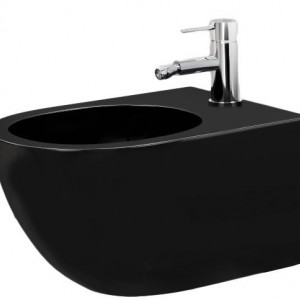Set vas WC Carlo Mini Black MAT + Bideu Carlo Black - Img 4