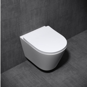 Set vas WC si bideu alb Clementina PREMIUM SLIM - Img 2