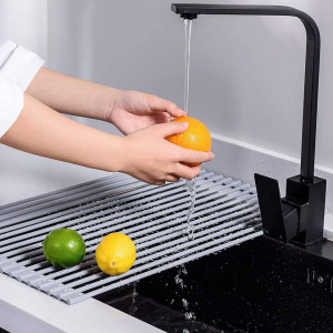 Uscator pentru vase Mat pentru chiuveta 322108 Grey - Img 2