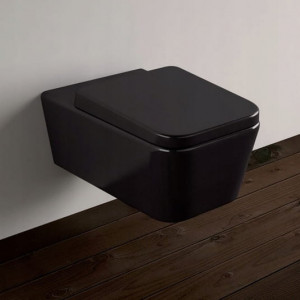 Vas WC Cubic black, 555 x 340 x 370 cm - Img 4