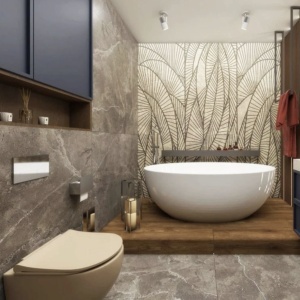 Vas WC EGO Michael Rimless, 49x37 cm, Jasmine semi-mat, Power Colour, montaj suspendat, capac duroplast soft-close easy off - Img 3