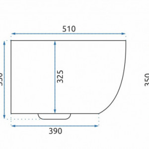 VAS WC SUSPENDABIL MARTIN SLIM RIMLESS DUROPLAST - Img 2
