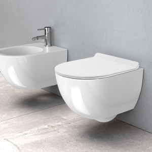 Vas WC suspendabil Rea Carter 24cm N2 Rimless - Img 7