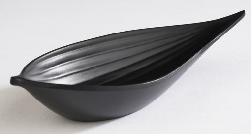 Bol 14.5x6cm, 0.05L, negru, Mini Leaf