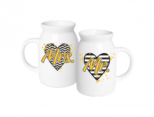 Set 2 cani 350ml, Mrs&Mr, Bg-Tech