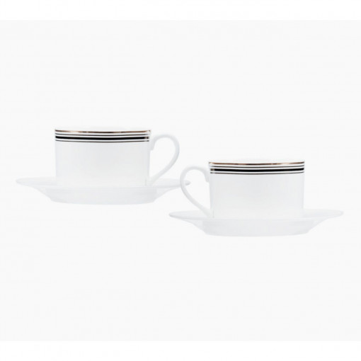 Set servire ceai sau cafea, 12 piese, 6 persoane, Art Deco
