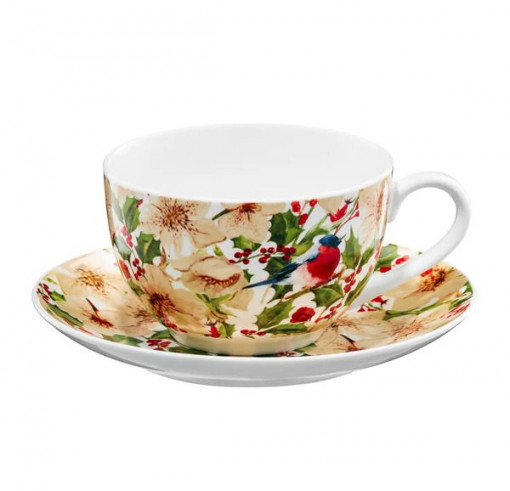Set servire ceai sau cafea, 12 piese, 6 persoane, Botanic
