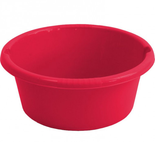 Bol rotund 32cm, 7L, rosu, Selma