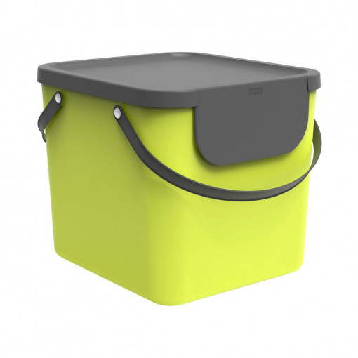 Cos colectare selectiva 40L, lime, Albula