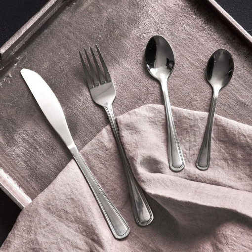 Set tacamuri inox, 24 piese, 6 persoane, London