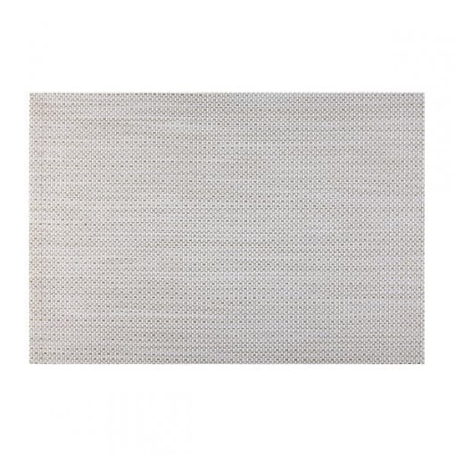 Suport farfurie 30x45cm, alb-auriu, Glamour