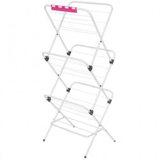 Uscator de rufe 54x62x145cm, alb, Velkea V200