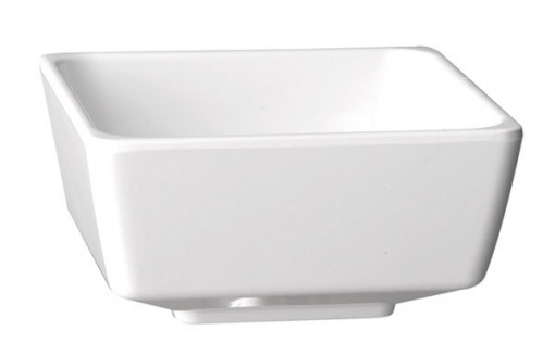 Bol patrat 13x13cm, 500ml, alb, Float