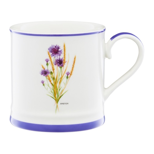 Cana 380ml, design floare de colt, Lea