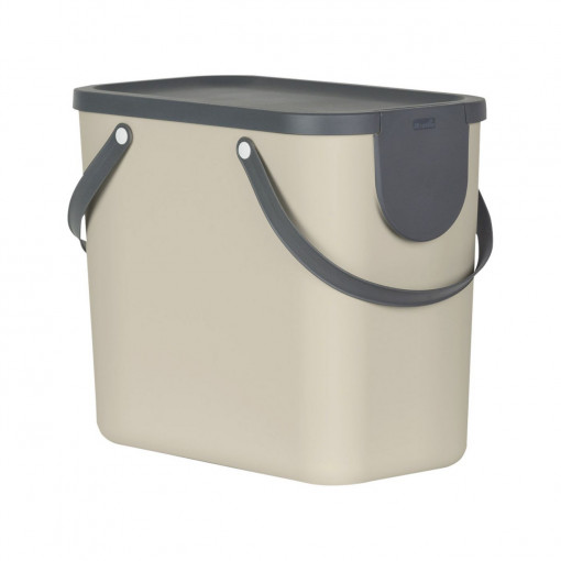 Cos colectare selectiva 25L, cappuccino, Albula