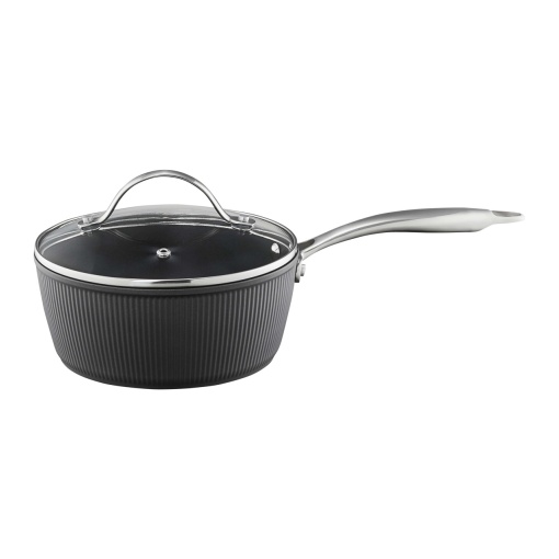 Cratita cu capac 18cm, 1.7L, invelis Qualum Basic, Curly