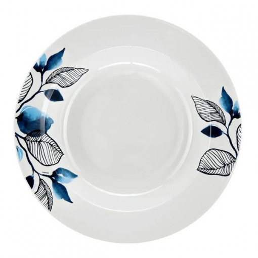 Farfurie adanca 23cm, Blue Flower