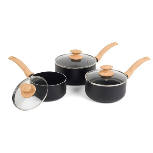 Set cratite cu capac, 6 piese, Scandi Smartstone