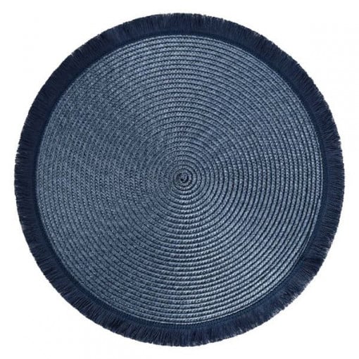 Suport farfurie 38cm, albastru, Hawai
