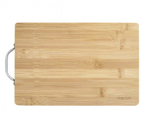 Tocator bambus cu maner aluminiu 30x20cm, Paloma