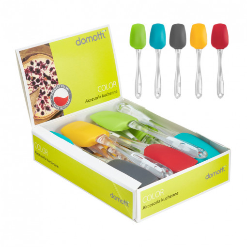 Spatula silicon, mix culori, Color - disponibil in display 16 buc, Pret buc, cantitate minima de comanda 16 buc