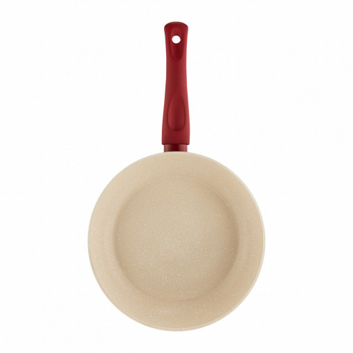 Tigaie universala 24cm, invelis Qualum Basic Stone Edition, Rosso
