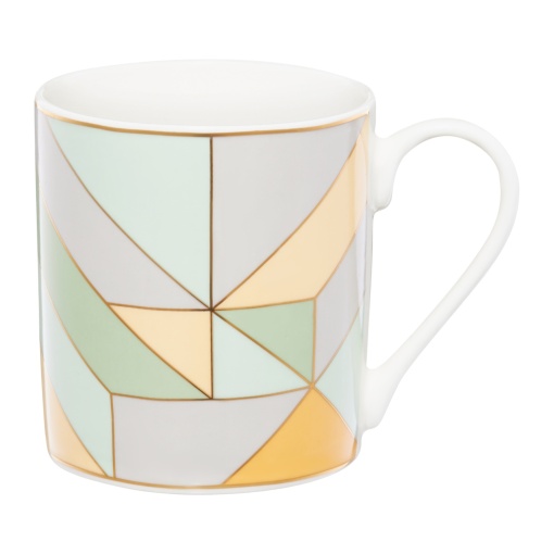 Cana 380ml, Geometric Pastel Rectangles