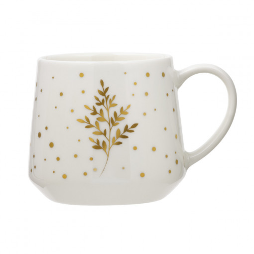 Cana 460ml, model crengi aurii, Gold Tree