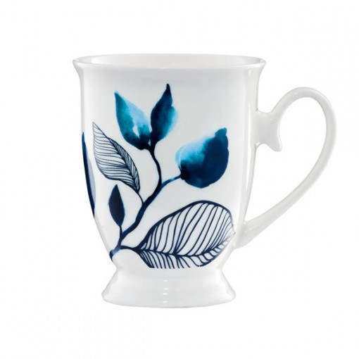 Cana cu talpa 300ml, Blue Flower